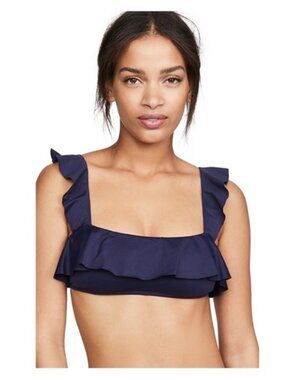 Eberjey Navy Blue high waisted Bikini Set size Medium